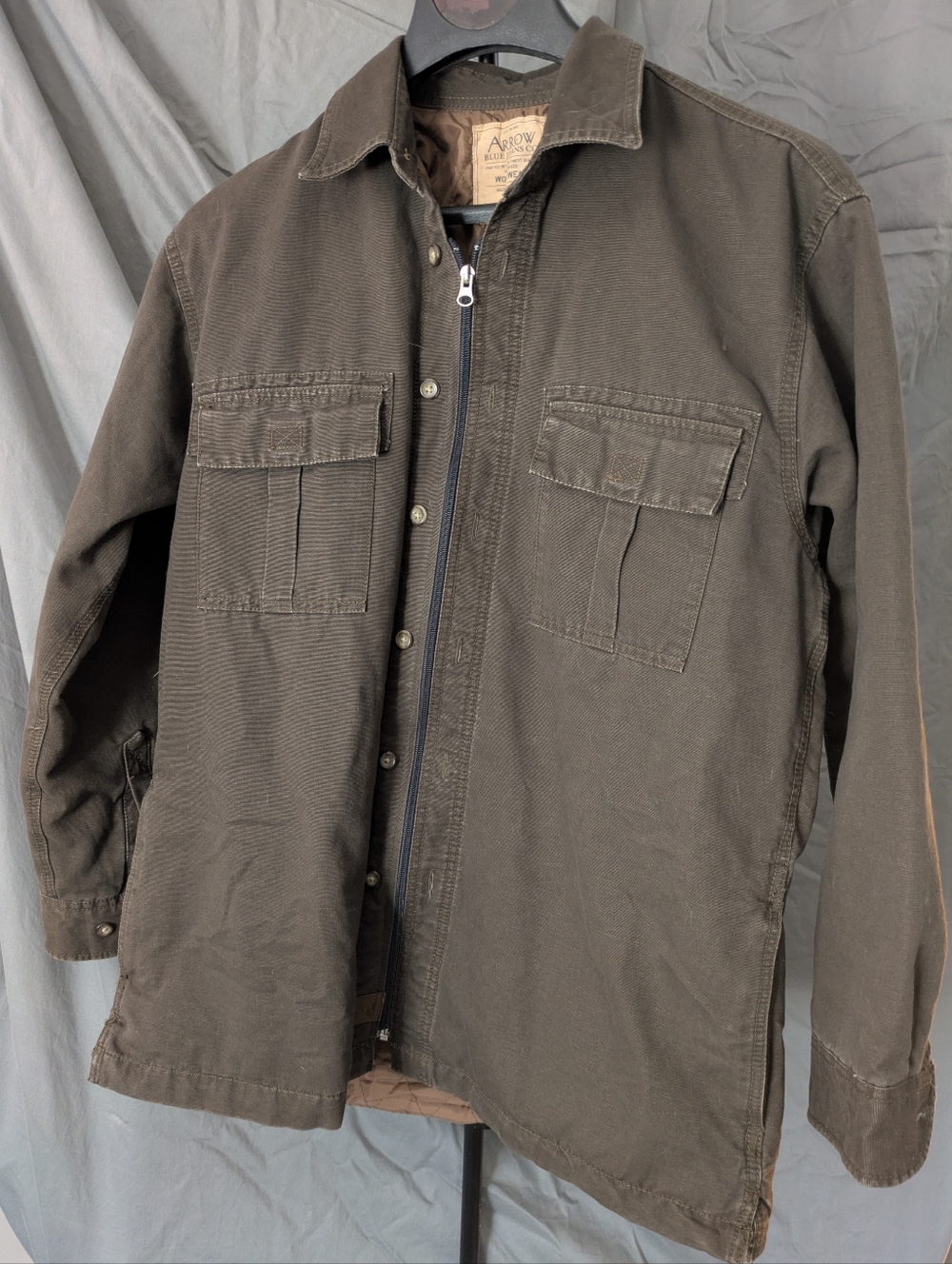 Unique Vintage Arrow Workwear Insulated Jacket Shacket